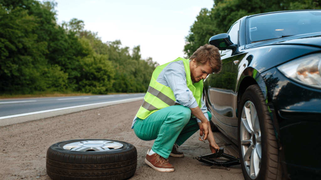 flat tyre assistance
